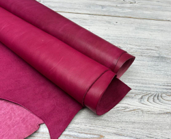 Лот Ecopell Fuxia Mix 1 (1,5-1,7 мм), натуральная кожа