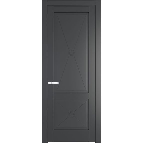 Межкомнатная дверь эмаль Profil Doors 1.2.1PM графит глухая