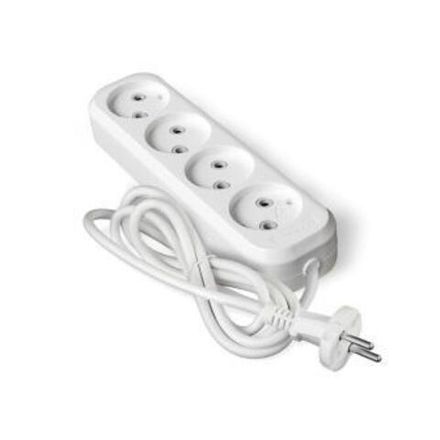 Удлинитель "UNIVersal" У6-766 М ПВС 2*1,0 4гн. б/з 10м (еврослот)