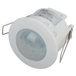 Датчик движения ЭРА MD 018 белый, 1200Вт, 360 гр.,6М, IP20 | Датчики движения