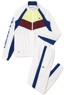 Мужской теннисный костюм Lacoste Tennis x Daniil Medvedev Sweatsuit - navy blue/orange/bordeaux/blue/navy blue