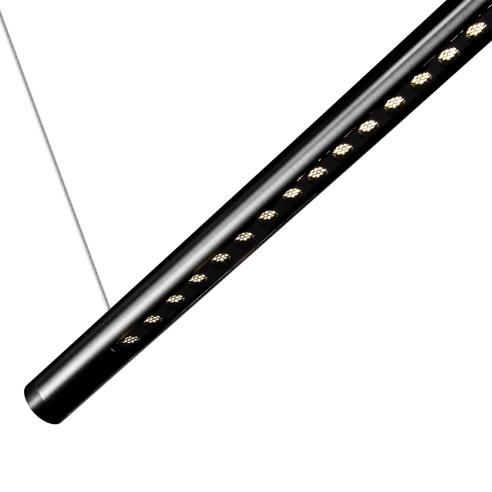 SL6238.413.01 Светильник подвесной ST-Luce черный/черный,латунь LED 1*28W 4000K PARILLA