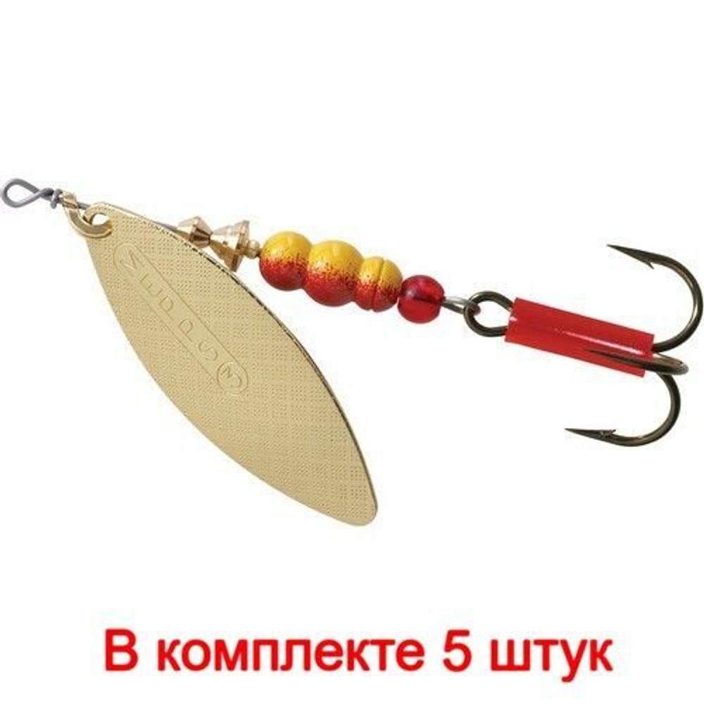 Блесна для рыбалки вращающаяся AGLIA LONG 2, Black