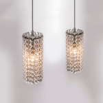 795324 Подвес CRISTALLO 1х40W G9 ХРОМ