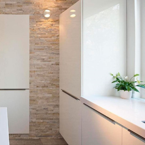 Панель Кварцит Бежевый 600х150мм (7шт/упак, 0,63мкв)