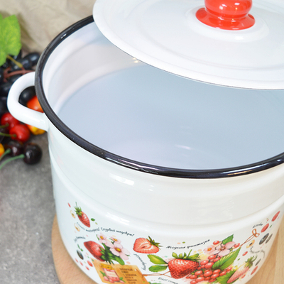 Кастрюля 9л "Ягодки" тм Appetite