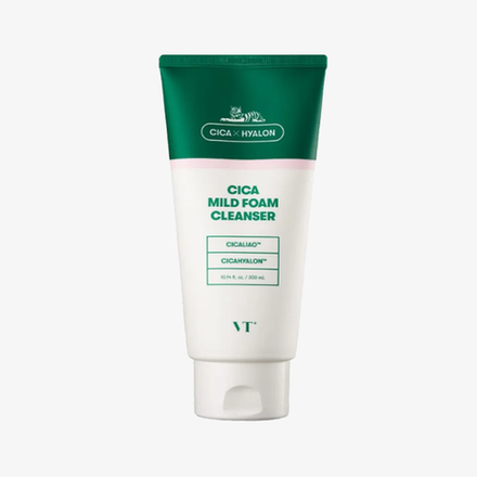 VT COSMETICS Пенка очищающая Cica Mild Foam Cleanser (300 мл)