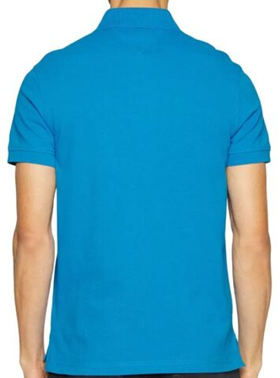 Мужское теннисное поло Tommy Hilfiger Core 1985 Slim Polo - shocking blue