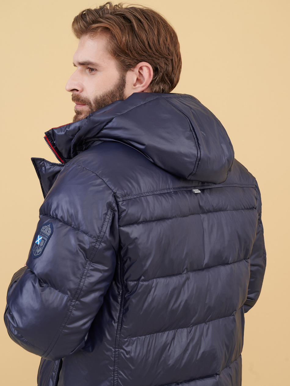 Стёганый пуховик SIZE+ с капюшоном