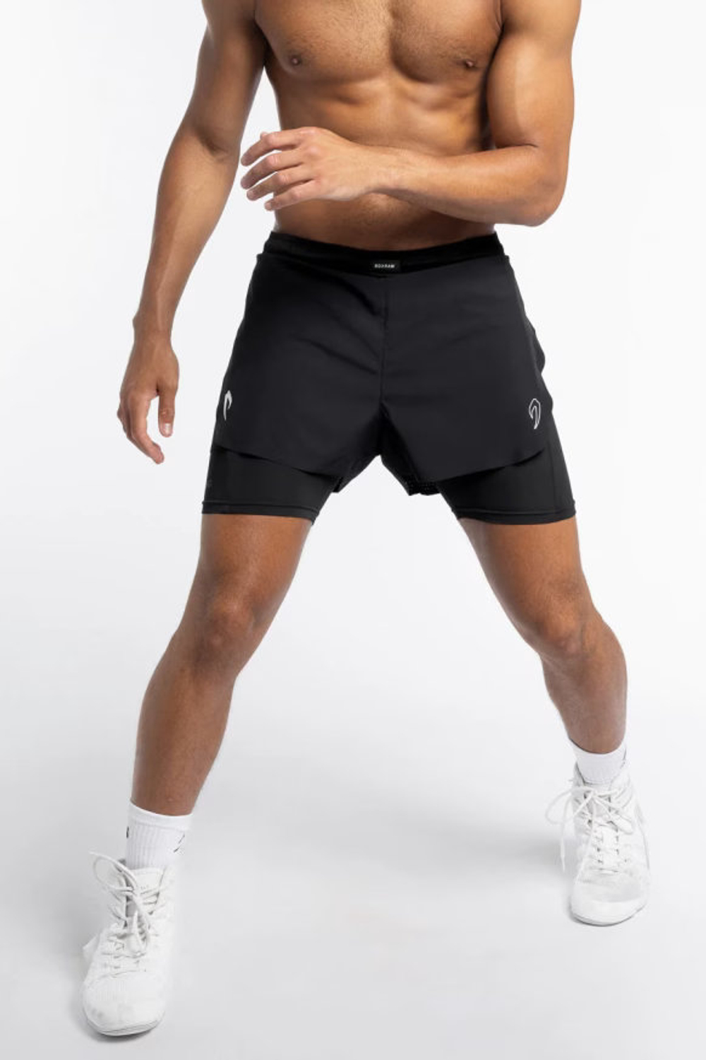 Шорты BOXRAW Tunero 2 в 1 черные