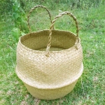 Корзина в скандинавском стиле, 30*34*38см, из морских водорослей XL