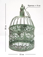 Клетка декоративная интерьерная 26*15 см