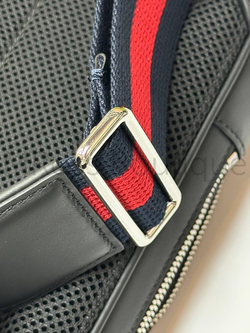 Мужская сумка Gucci Supreme черного цвета