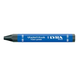 Мелок графитовый шестигранный Lyra Graphite Crayons, водорастворимый, 12 мм 9В