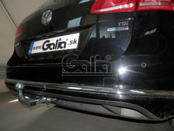 Фаркоп оцинкованный Galia V071C для Volkswagen Passat B6 2005-2010, Passat B7 2010-2015, Passat CC 2012-, Passat Alltrack B7 2012-2015(паспорт и сертификат в комплекте)(без электрики)