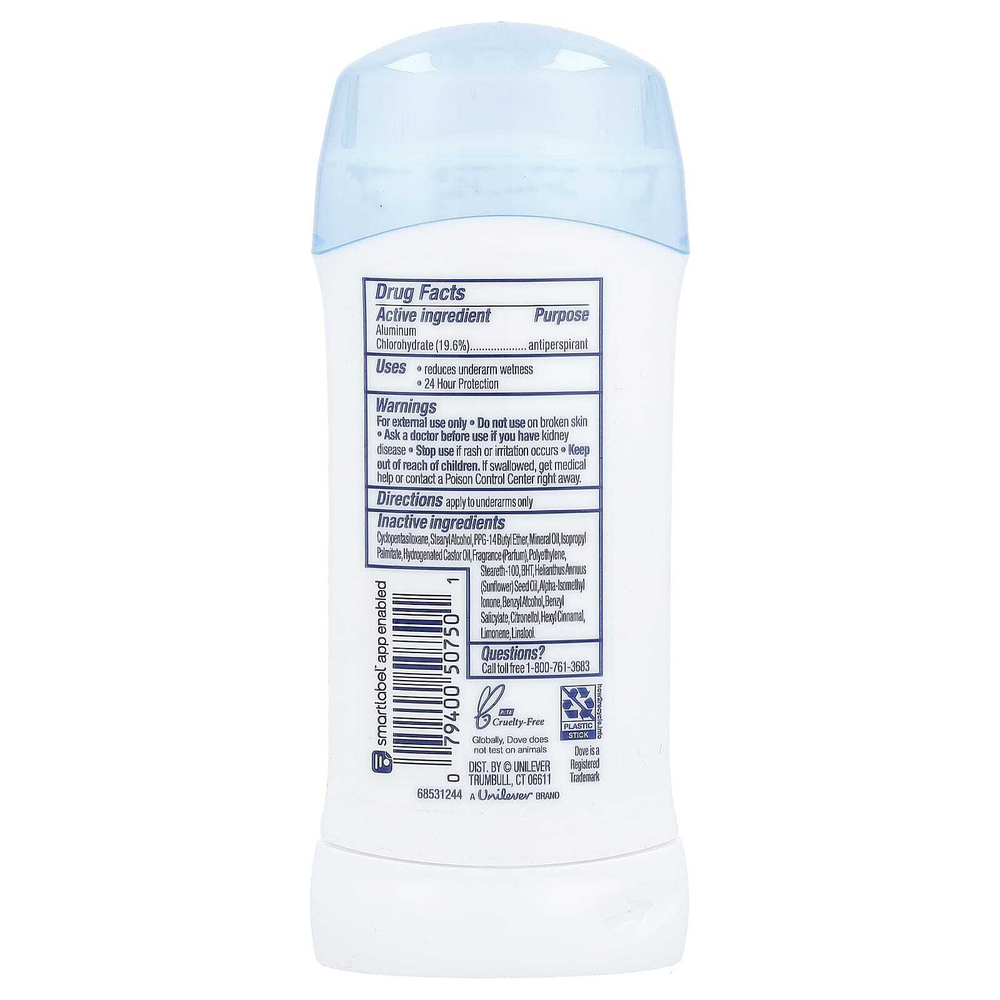 Dove, Дезодорант-антиперспирант, свежий, 74 г (2,6 унции)
