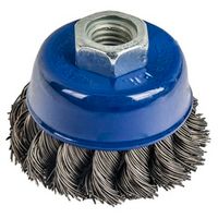 Кордщетка чашеобразная 75 мм М14 для УШМ проволока сталь витая ПРАКТИКА