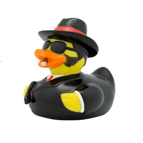 Игрушка для ванны сувенир Funny ducks Аль Капоне уточка 1268