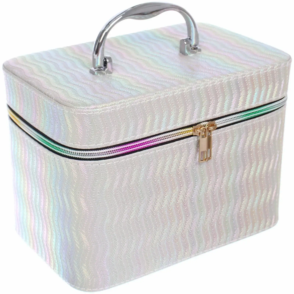 Шкатулка для украшений «ЛАНТАТИКА», цвет серебро, 15*23*17см