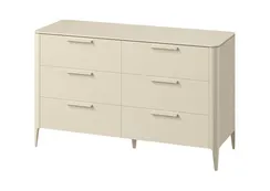Комод Type oak 6 ящиков ширина 170 см (молочный)