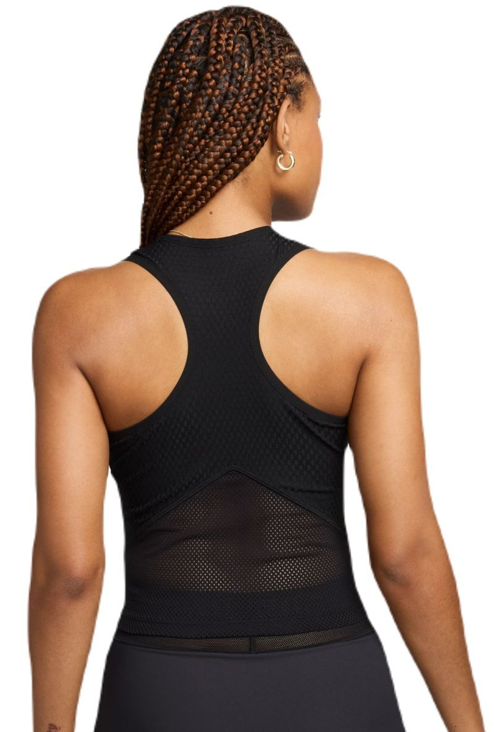 Женский топ теннисный Nike Court Slam Dri-Fit - черный