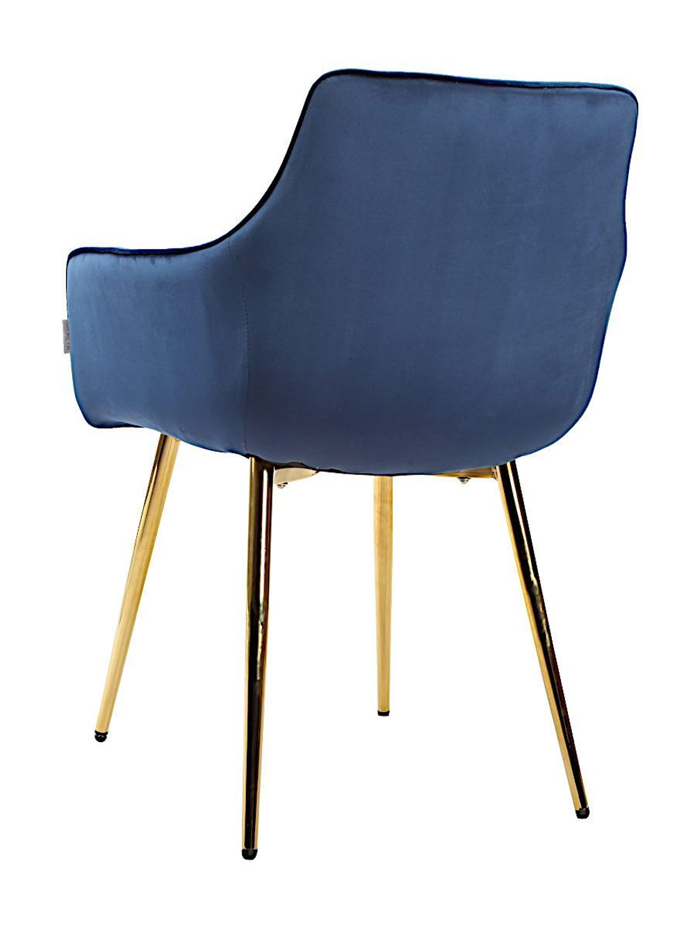 Стул LA ALTA CATALINA велюр синий, каркас золото