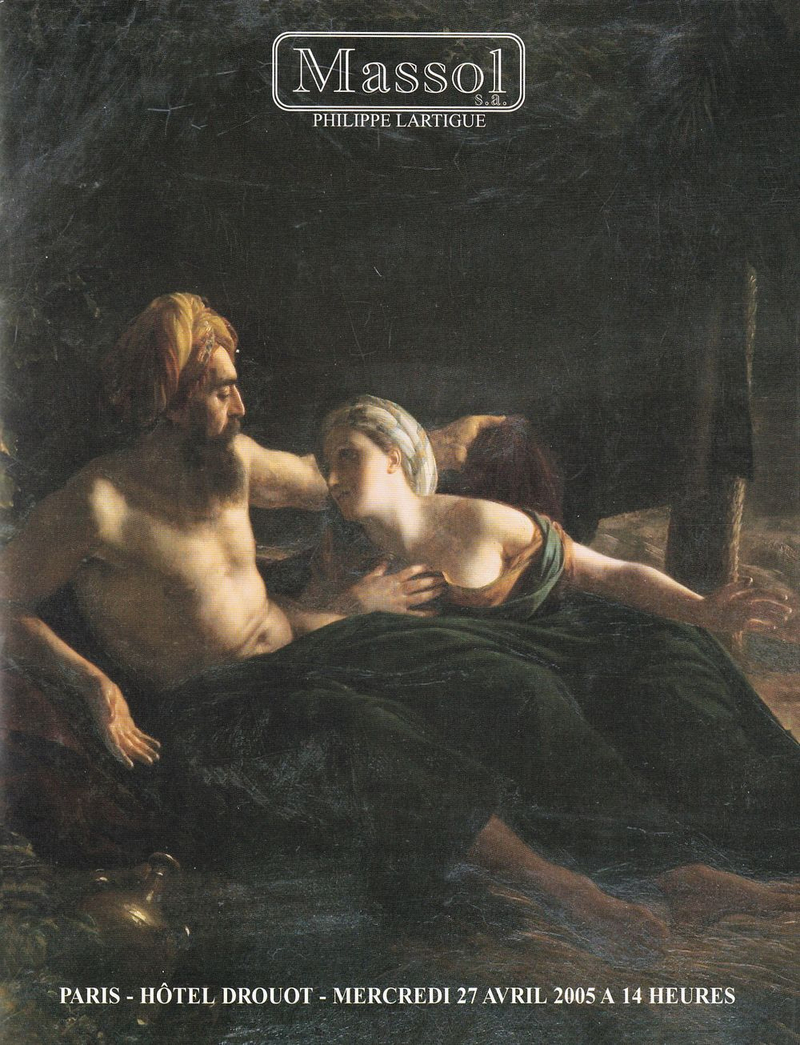 Каталог аукциона Massol, Париж, Картины XIX-ХХ веков, старинные картины, мебель и объекты искусства от 27 апреля 2005 года