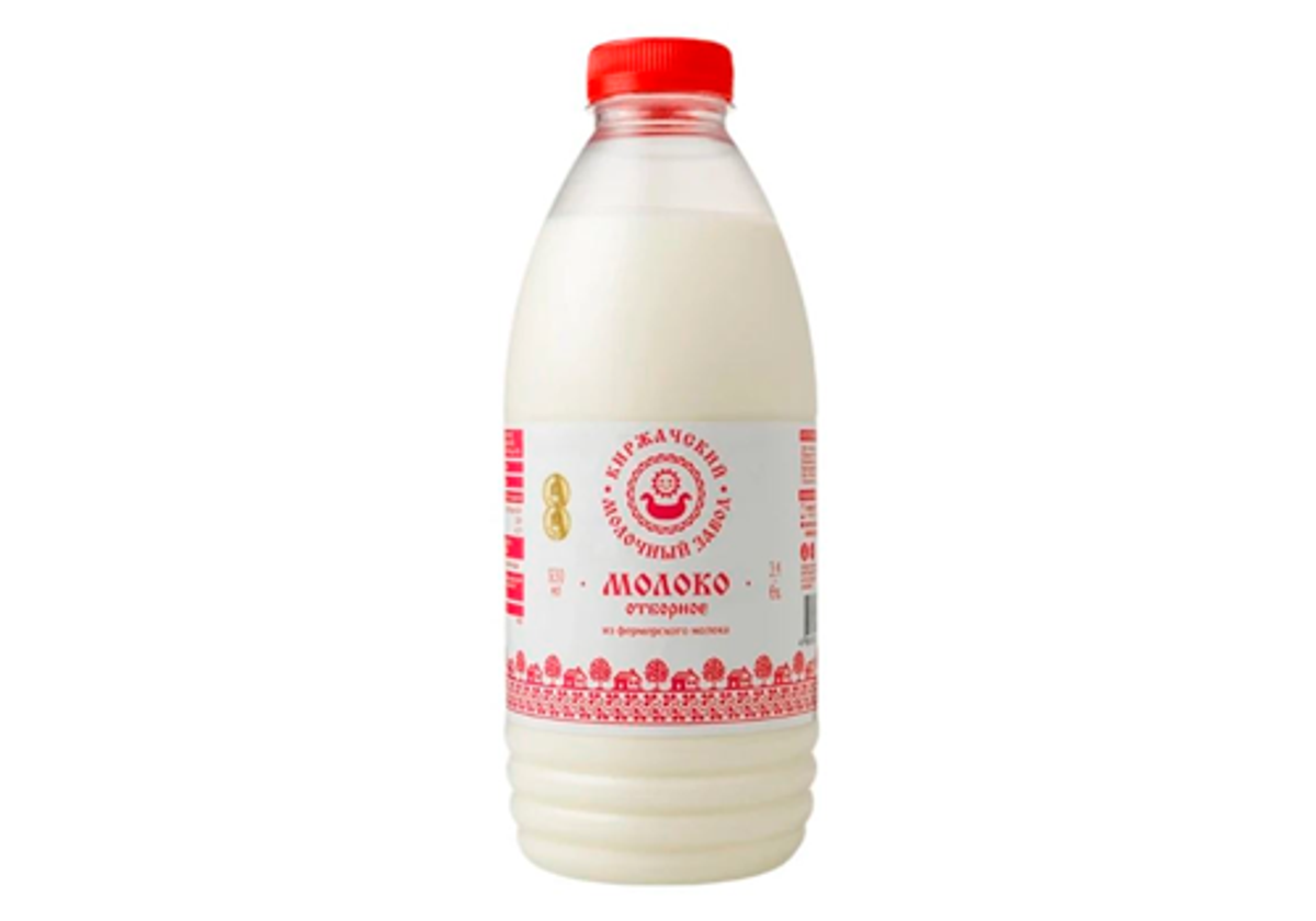 Молоко отборное 3.4-6% "Киржачское", 930мл