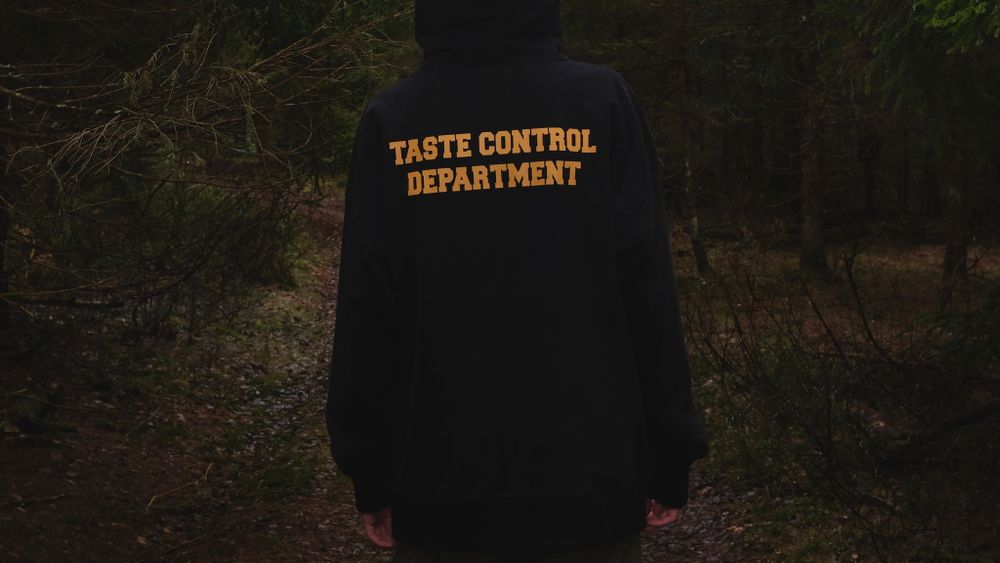 Худи Hardlunch Taste Control на молнии черный