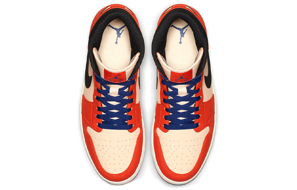 Jordan 1 Mid 'Team Orange Black'