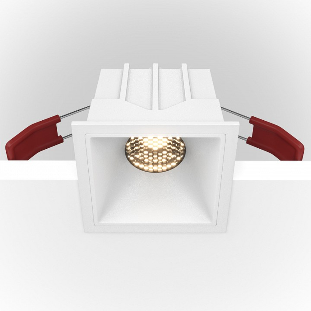 Встраиваемый светильник Maytoni Alfa DL043-01-10W4K-D-SQ-W