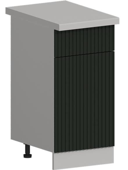 Кухня Модуль ШН1Я 400 Ликата / Насыщенно-зеленый