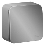 BLANCA О/У 1-клавишный ВЫКЛЮЧАТЕЛЬ (сх.1), 10А, 250В, АЛЮМИНИЙ