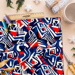 Ткань Барби абстрактная фантазия