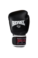 Перчатки боксёрские Reyvel Винил 80 (Чёрные)