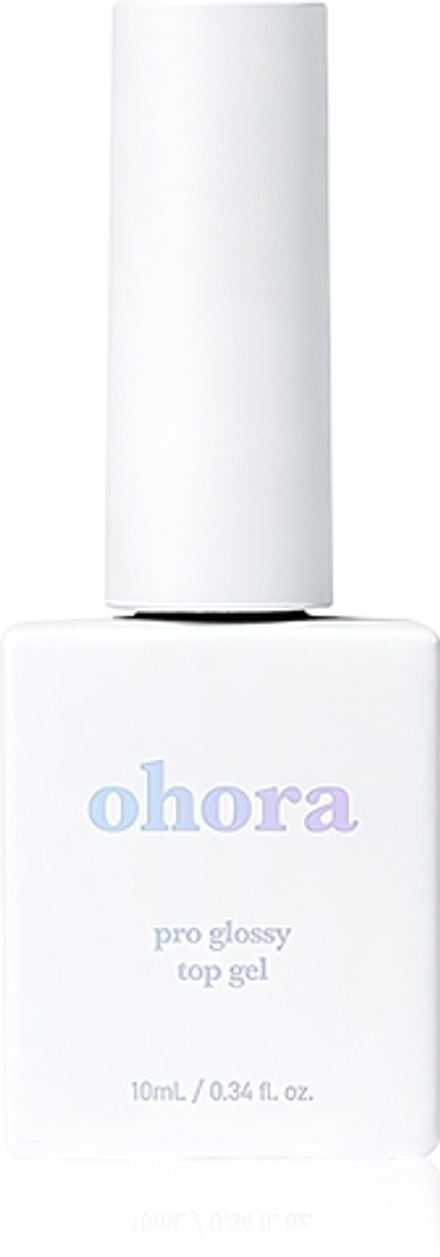 ohora Pro Glossy Top Gel - Непрозрачный лак для ногтей для ослепительного блеска, 10 ml