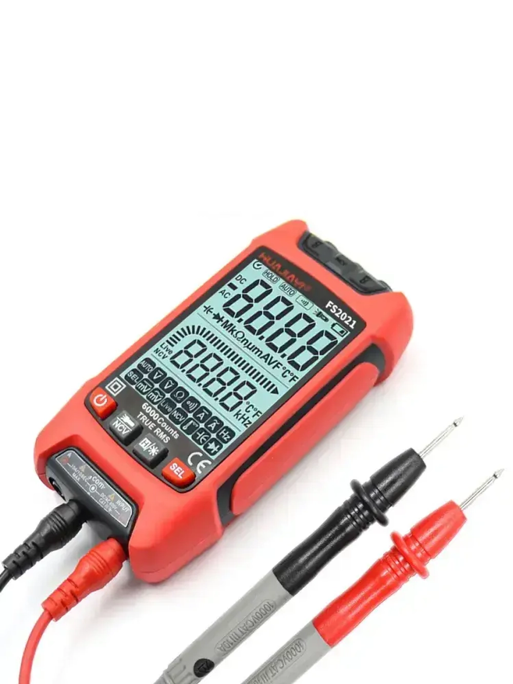 Мультиметр цифровой автоматический профессиональный с прозвонкой проводов тестер Aneng