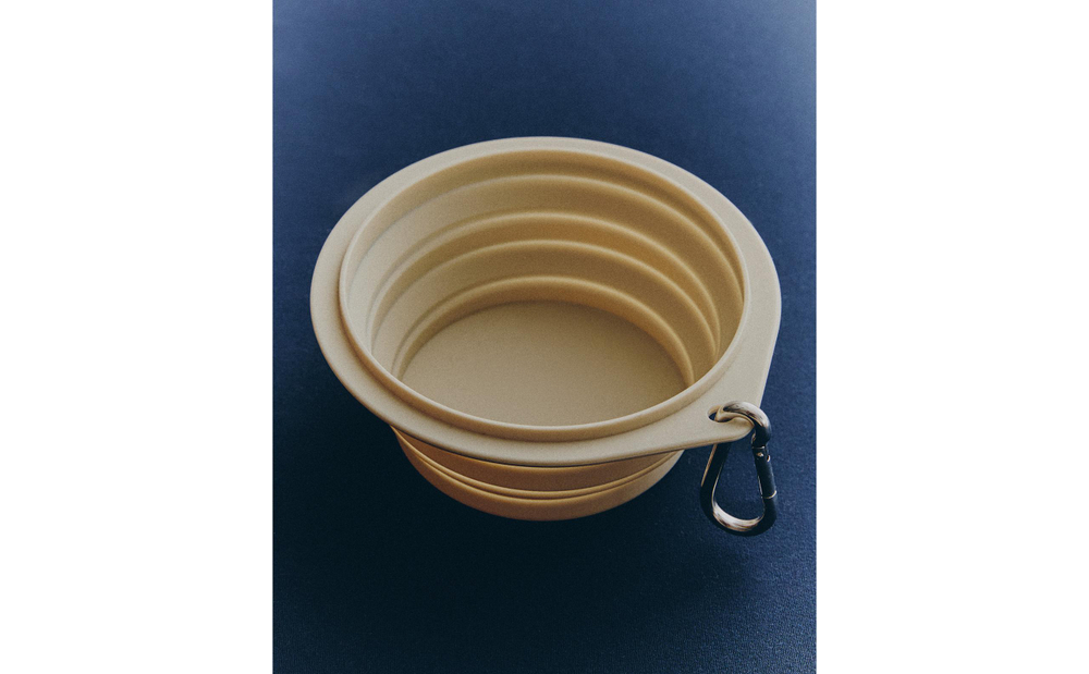 Zara Home миска из силикона, цвет бежевый, 16 см