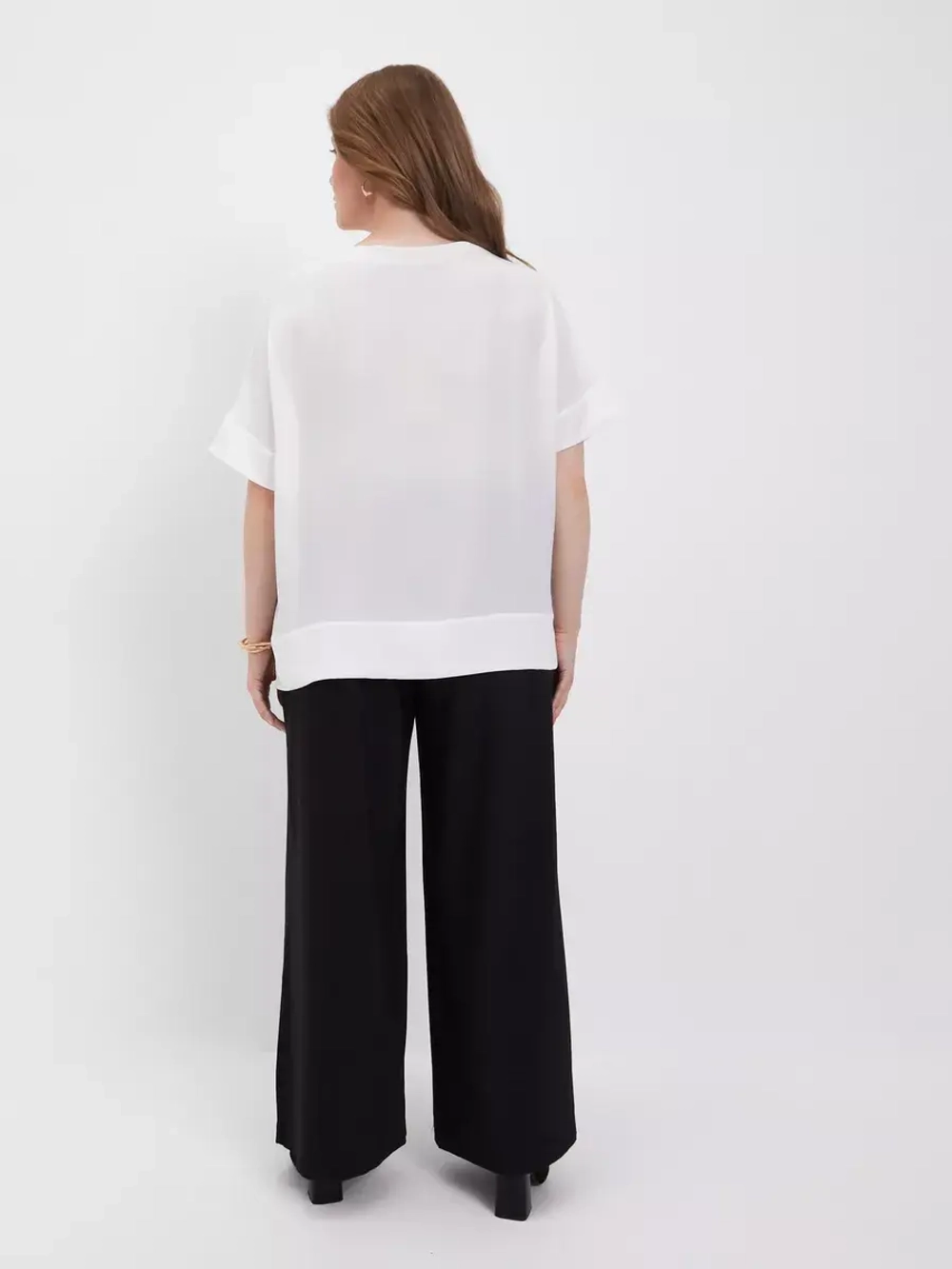 Блузка летняя из креп-шелка