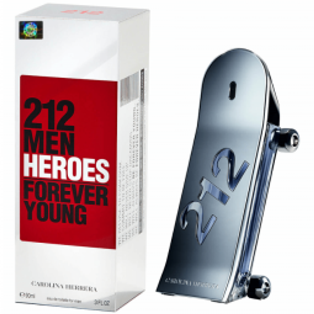 Туалетная вода Carolina Herrera "212 Men Heroes Forever Young", 90 ml (LUXE)
