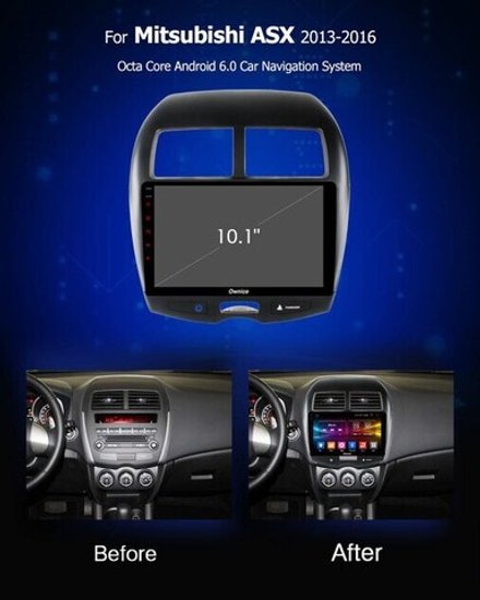 Магнитола для Mitsubishi ASX, Peugeot 4008, Citroen C4 Aircross 2010-2016 - Carmedia OL-1631 IPS, Android 10, 8 ядер (TS18), 4G SIM-слот