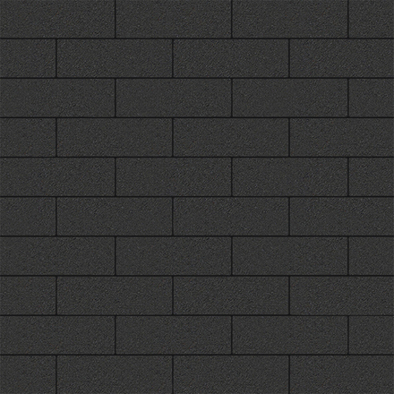 Тротуарная плитка ПРЯМОУГОЛЬНИК 300х100 мм - Стандарт Черный