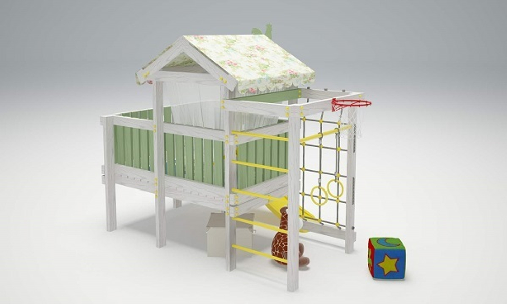 Игровой комплекс из дерева"Baby - 7"