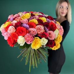 букет из 1001 эквадорской розы купить в москве