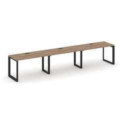 Style Project Рабочая станция односторонняя SN-59O.ORS-053 Дуб Табак/Металл Черный/Черный Заглушка 4