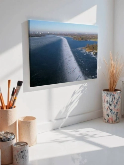 Картина на стену 40 X 50 Замерзшая река