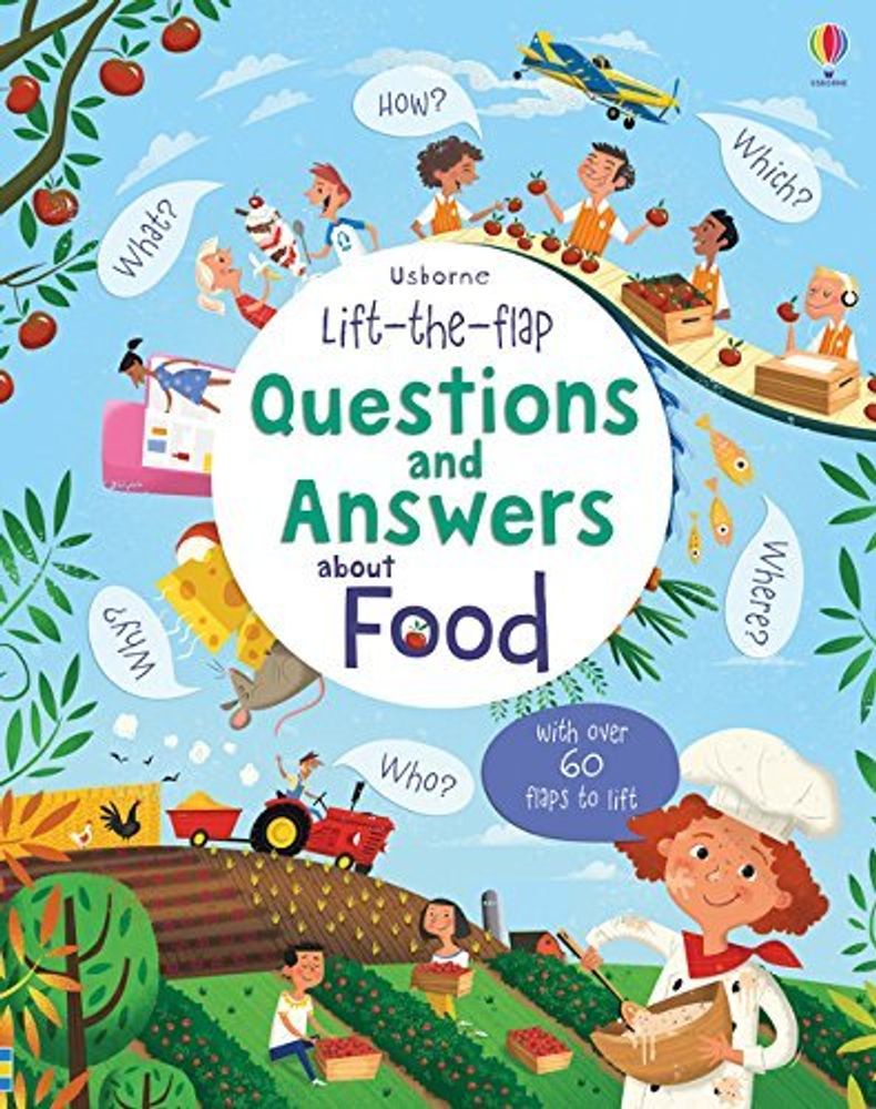 Questions &amp; Answers about Food (board book)