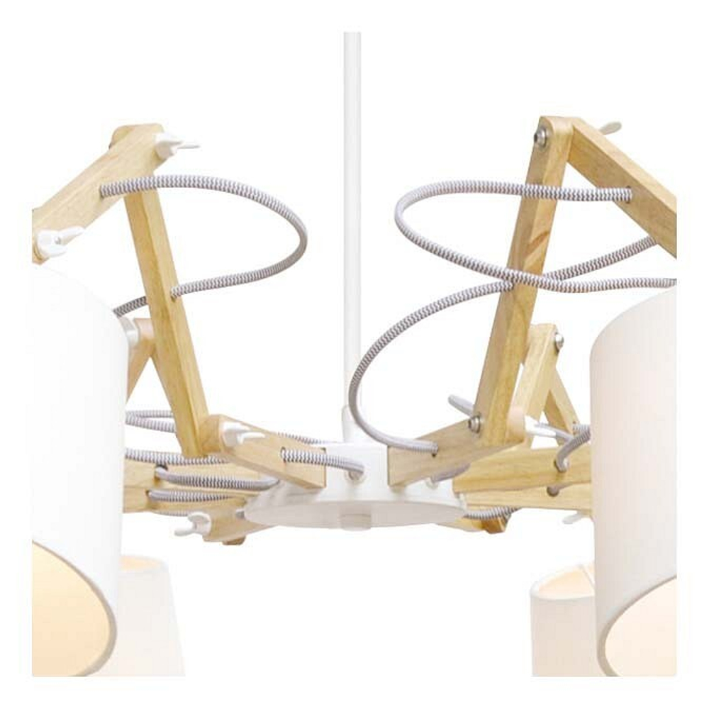 Люстра на штанге Arte Lamp A5700LM-8WH