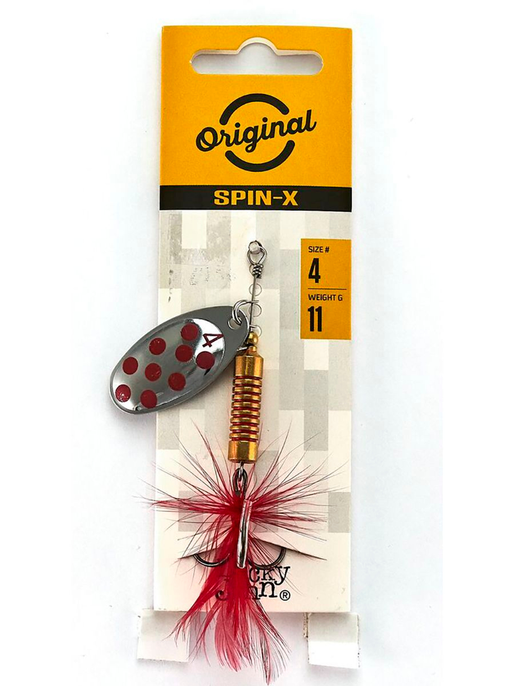 Блесна вращающаяся Lucky John SPIN X ROUND 01 3,5г FT (5шт. в упк.)