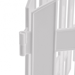 Забор декоративный "Винтаж", 28 х 300 см, белый, Россия, Palisad